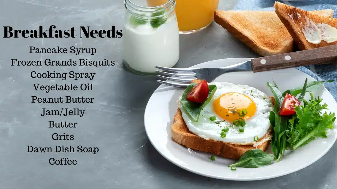 Breakfast Needs